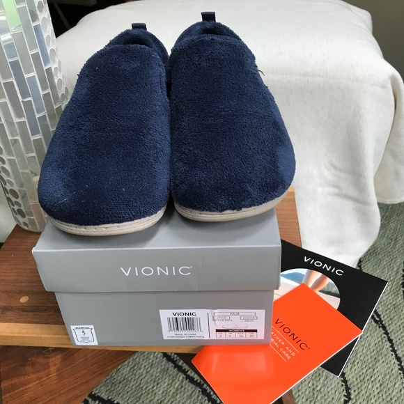 EUC Vionic Kalia Navy Slippers Sz 8 - Picture 6 of 6